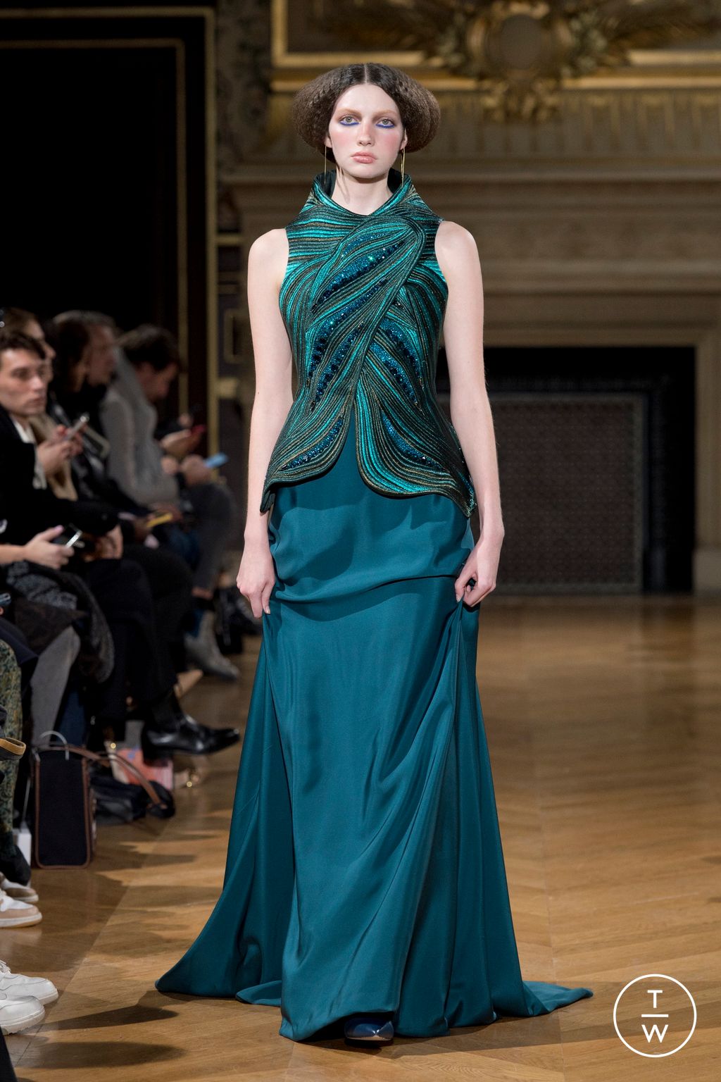 Fashion Week Paris Spring/Summer 2024 look 15 from the Maison Sara Chraibi collection couture