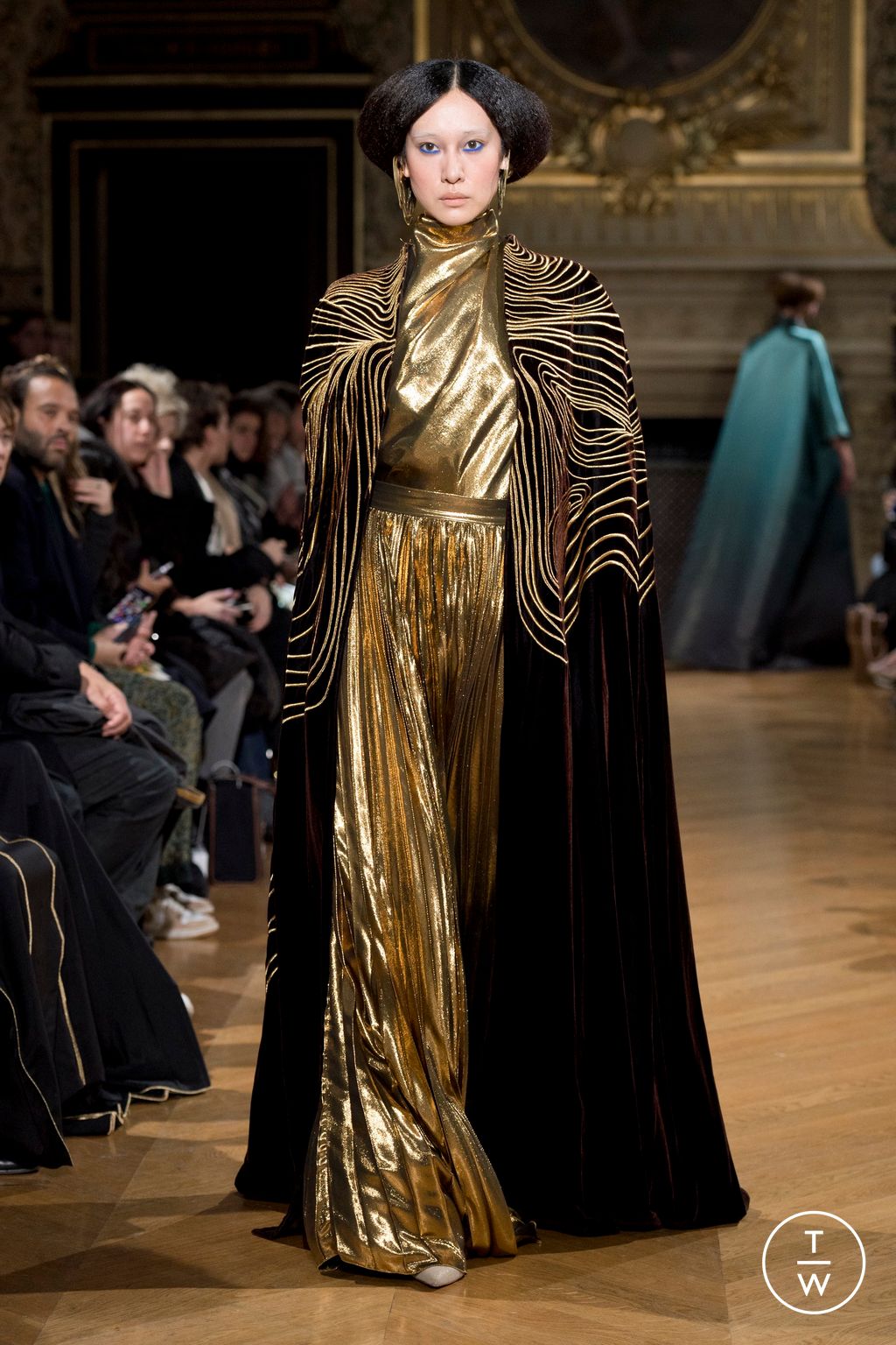 Fashion Week Paris Spring/Summer 2024 look 17 from the Maison Sara Chraibi collection couture