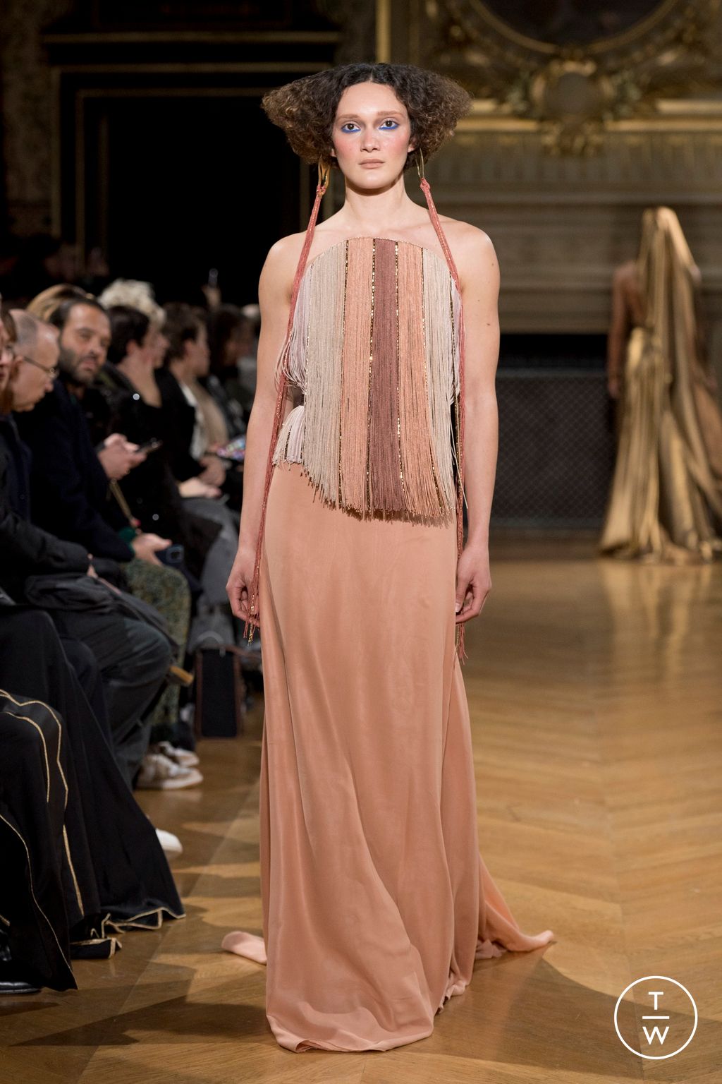 Fashion Week Paris Spring/Summer 2024 look 20 from the Maison Sara Chraibi collection couture