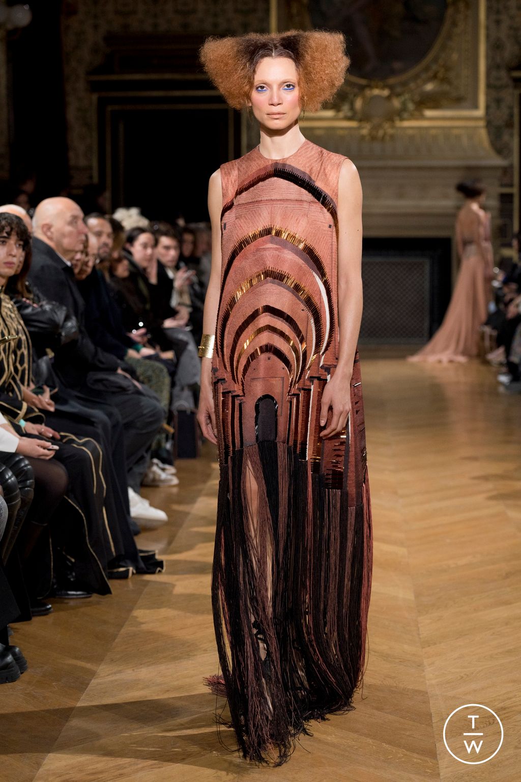 Fashion Week Paris Spring/Summer 2024 look 21 from the Maison Sara Chraibi collection couture