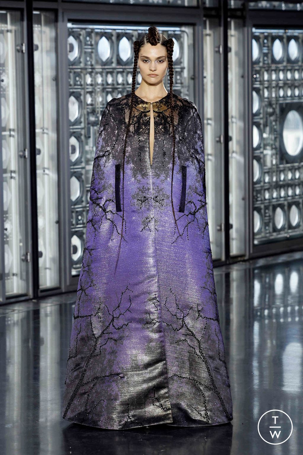 Fashion Week Paris Spring/Summer 2025 look 3 from the Maison Sara Chraibi collection couture
