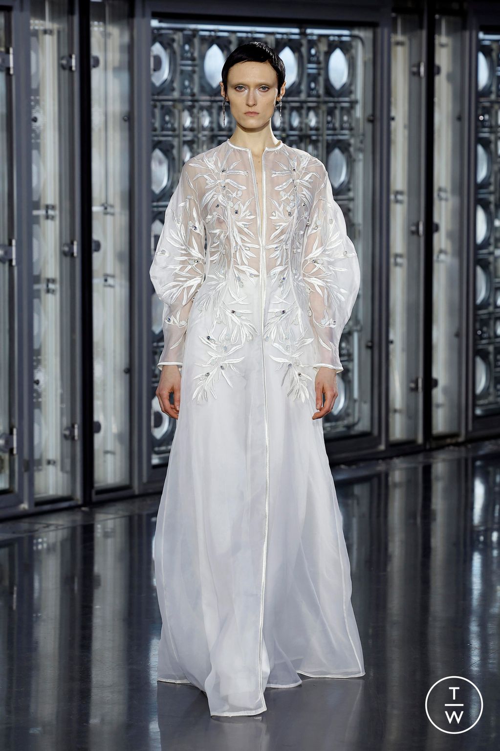 Fashion Week Paris Spring-Summer 2025 look 13 from the Maison Sara Chraibi collection couture