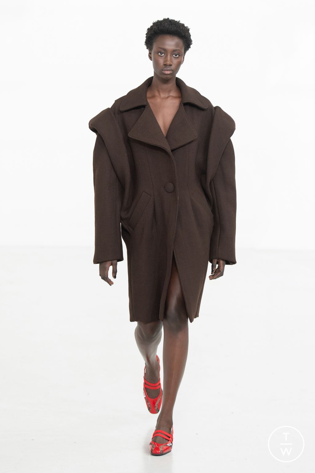Fashion Week Paris Fall/Winter 2024 look 17 de la collection Maitrepierre womenswear
