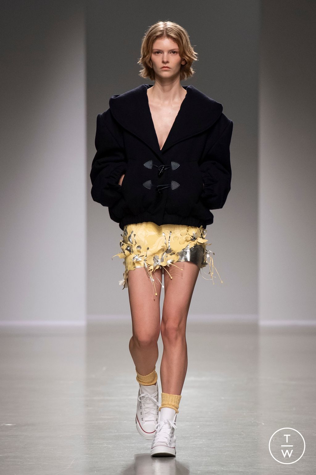 Fashion Week Paris Fall/Winter 2025 look 6 from the Maitrepierre collection womenswear
