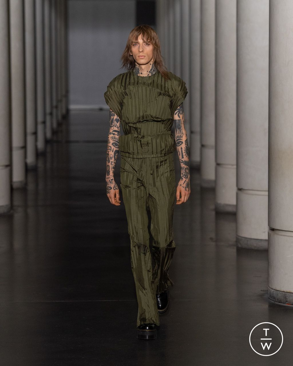 Fashion Week Paris Spring/Summer 2024 look 25 from the Maitrepierre collection 女装