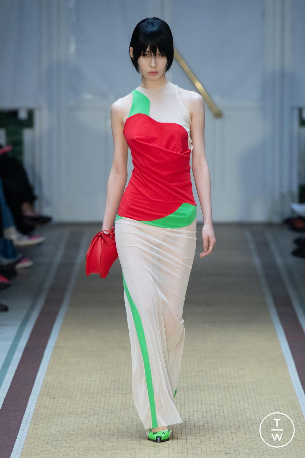 Fashion Week Paris Spring/Summer 2025 look 21 from the Maitrepierre collection womenswear