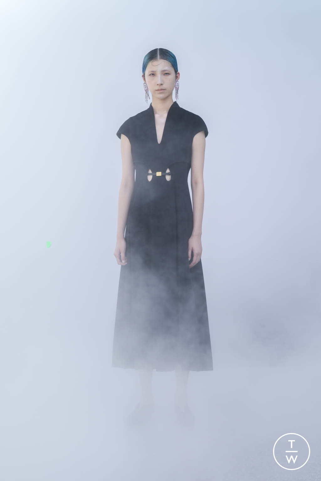 Fashion Week Paris Spring/Summer 2022 look 9 de la collection Mame Kurogouchi womenswear