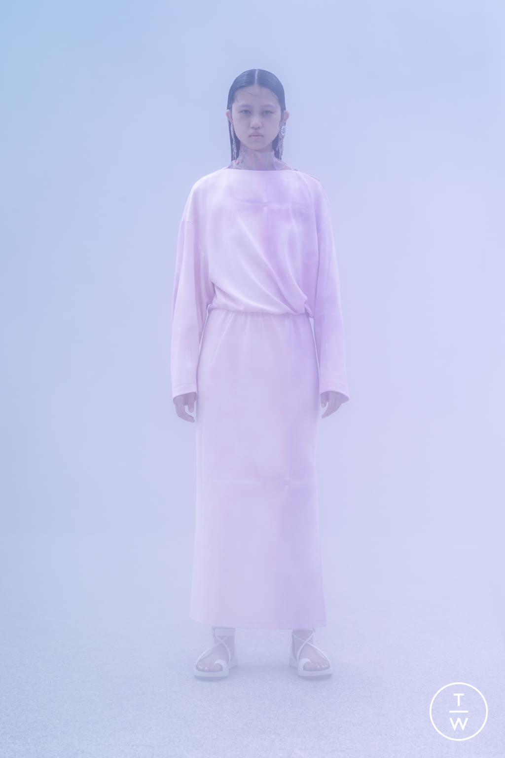 Fashion Week Paris Spring/Summer 2022 look 16 from the Mame Kurogouchi collection 女装