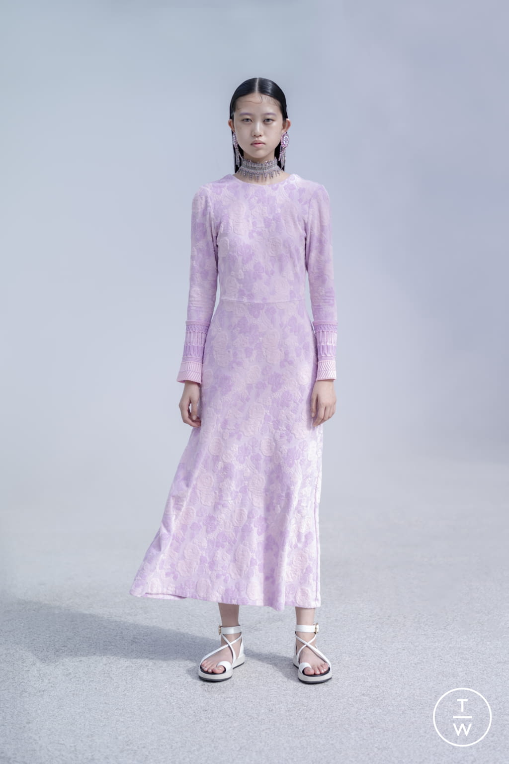 Fashion Week Paris Spring/Summer 2022 look 20 de la collection Mame Kurogouchi womenswear