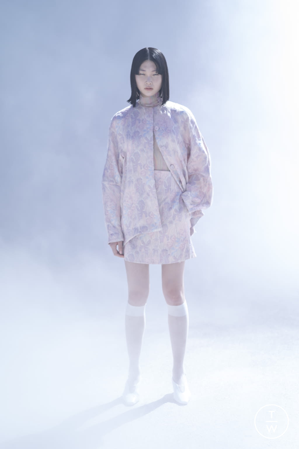 Fashion Week Paris Spring/Summer 2022 look 26 from the Mame Kurogouchi collection 女装