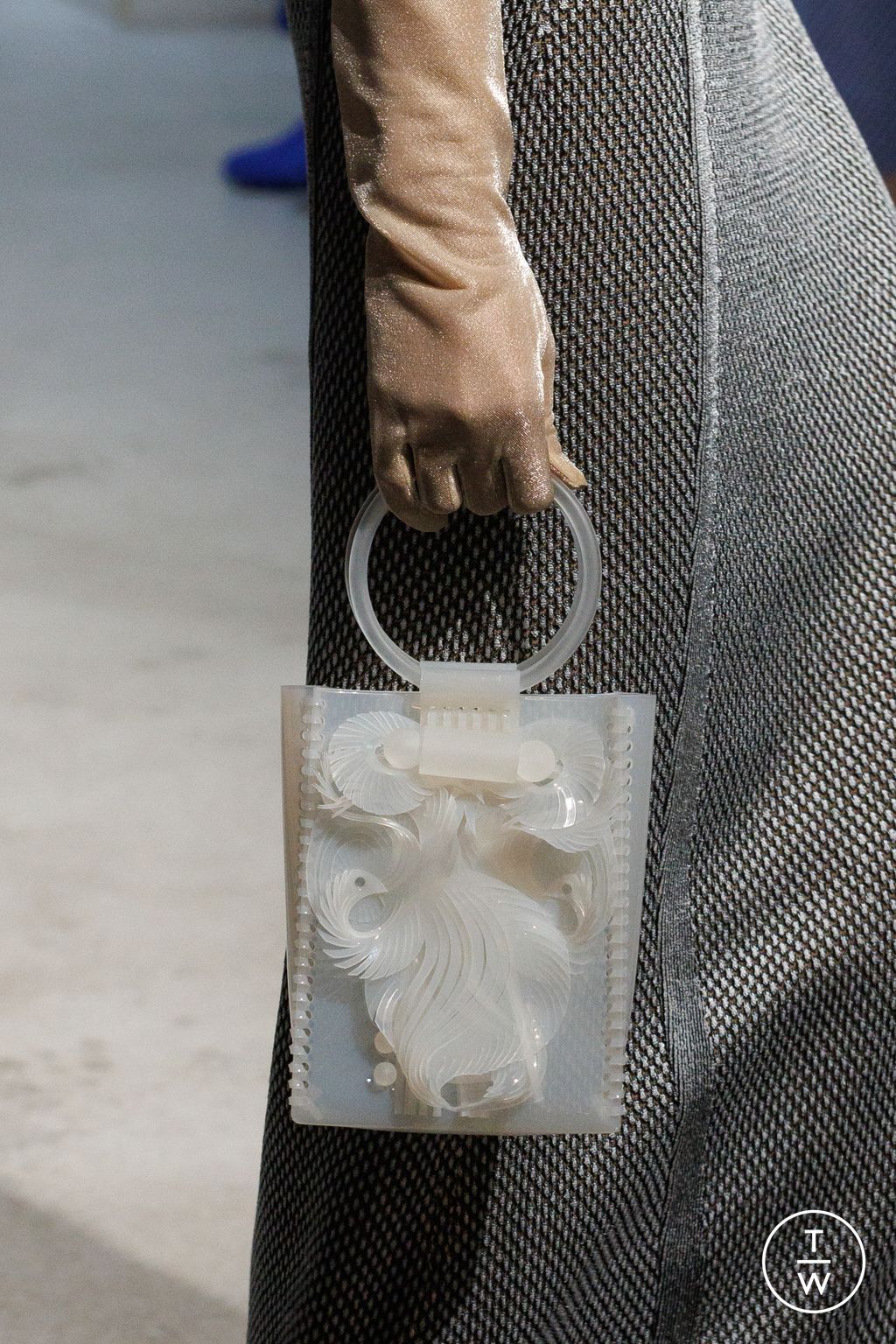 Fashion Week Paris Spring/Summer 2024 look 3 from the Mame Kurogouchi collection womenswear accessories