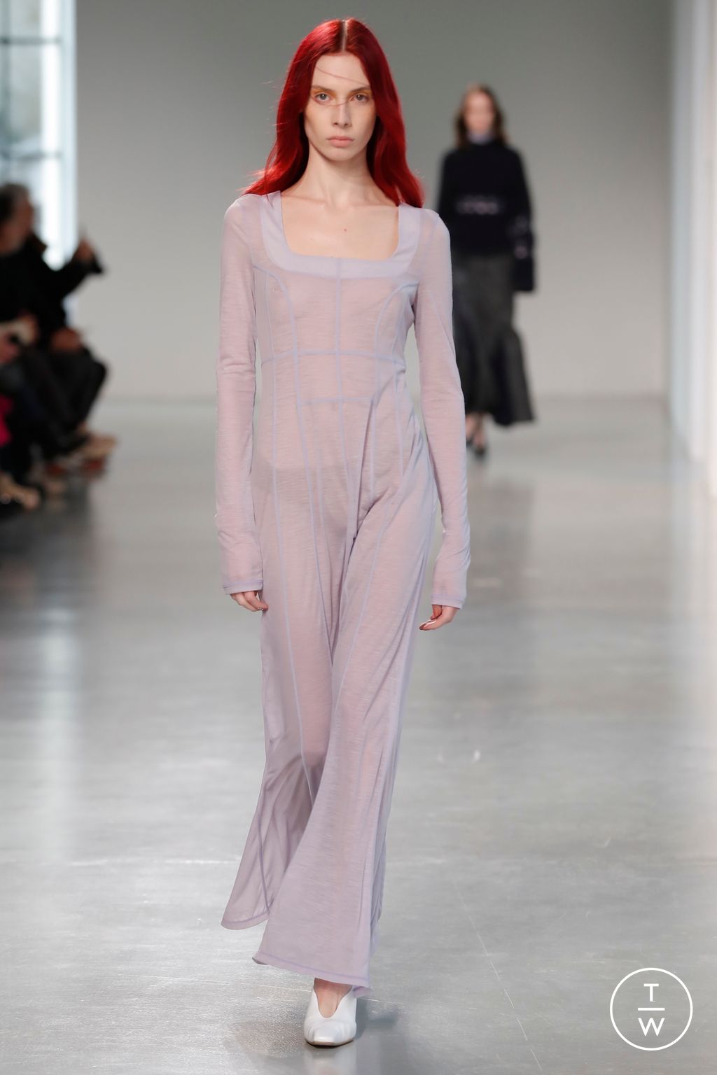 Fashion Week Paris Fall/Winter 2023 look 17 from the Mame Kurogouchi collection womenswear