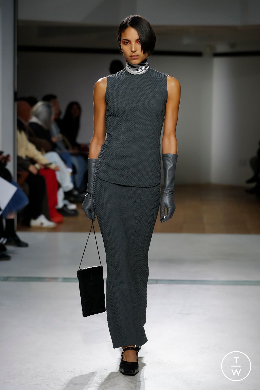 Fashion Week Paris Fall/Winter 2024 look 20 de la collection Mame Kurogouchi womenswear