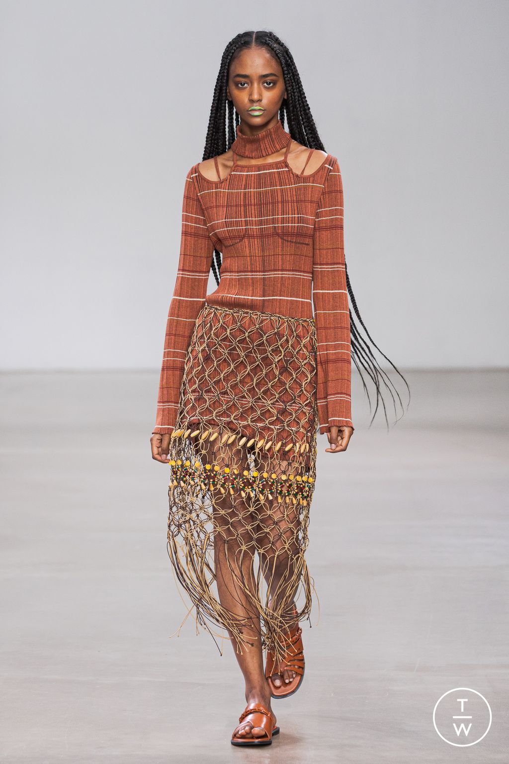 Fashion Week Paris Spring/Summer 2023 look 25 from the Mame Kurogouchi collection 女装