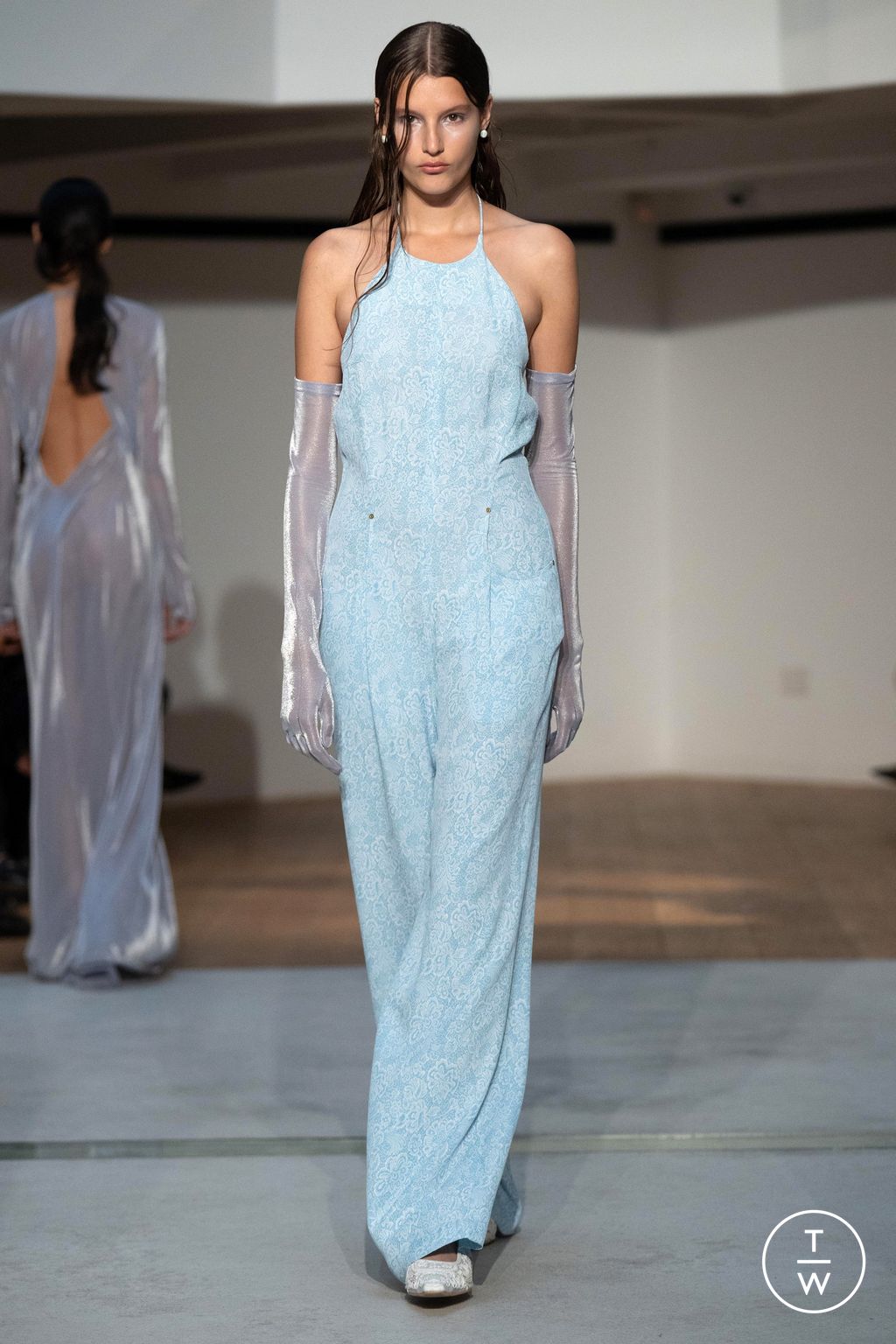 Fashion Week Paris Spring/Summer 2024 look 30 from the Mame Kurogouchi collection 女装
