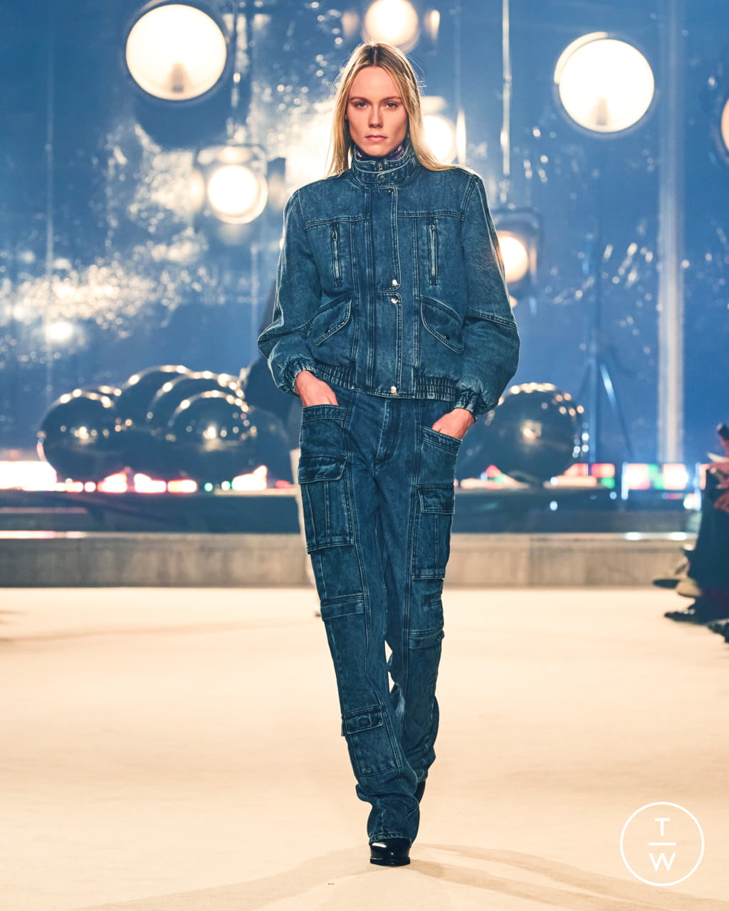 Fashion Week Paris Fall/Winter 2022 look 18 from the Isabel Marant collection 女装