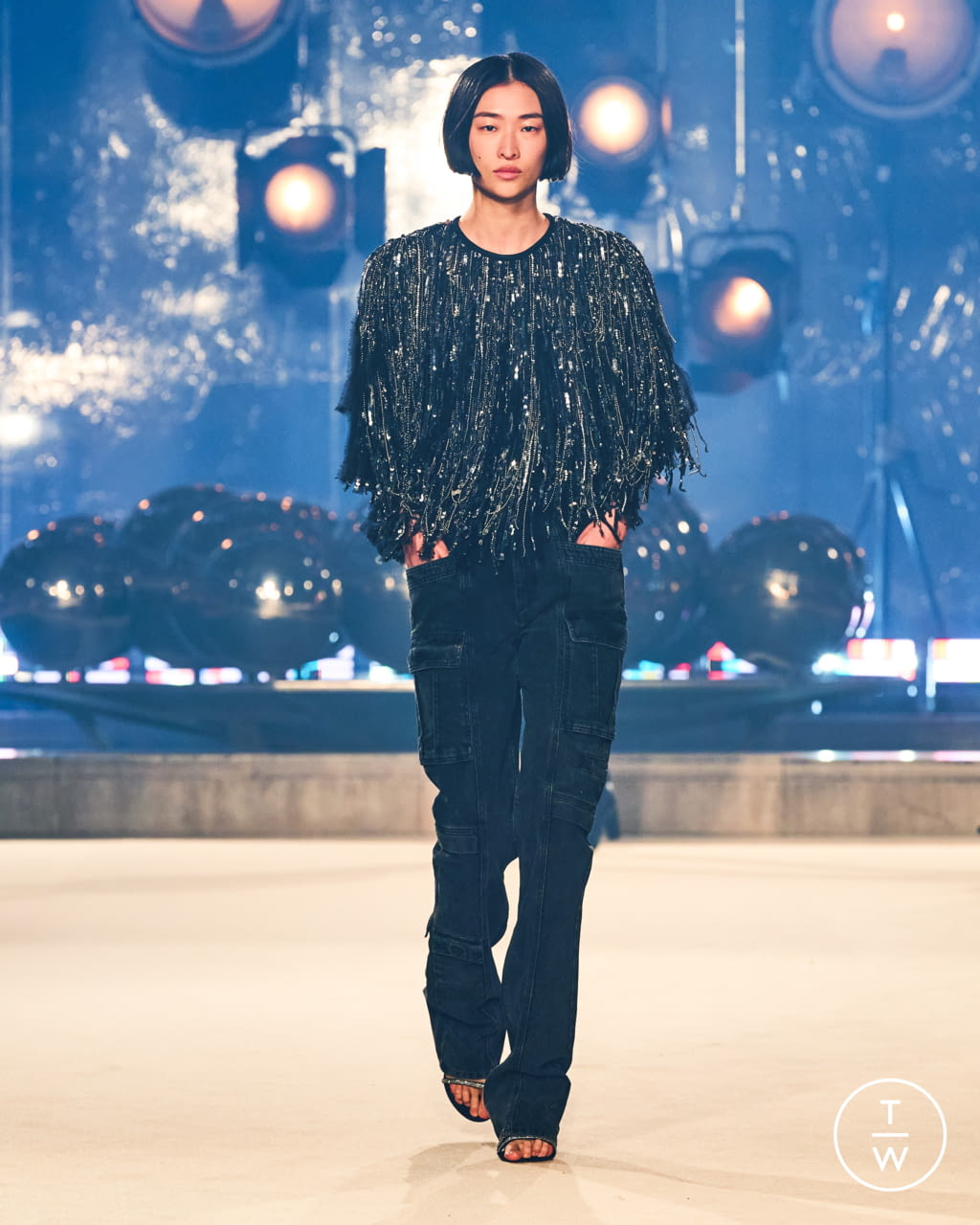 Fashion Week Paris Fall/Winter 2022 look 37 de la collection Isabel Marant womenswear