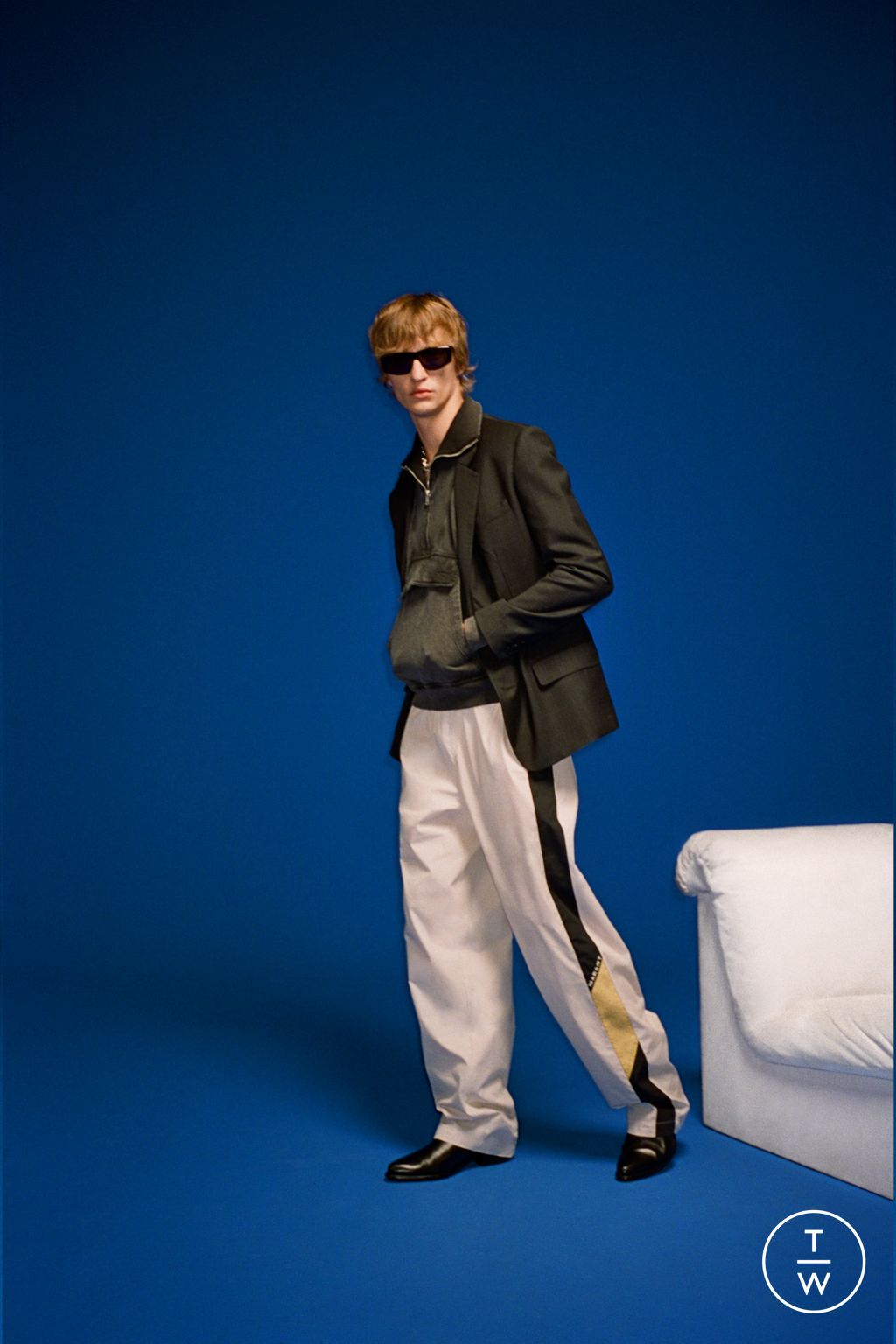 Fashion Week Paris Spring/Summer 2024 look 3 from the Isabel Marant collection 男装