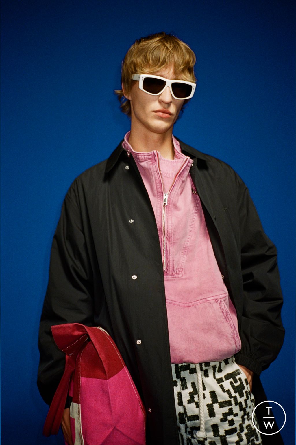 Fashion Week Paris Spring/Summer 2024 look 19 from the Isabel Marant collection menswear