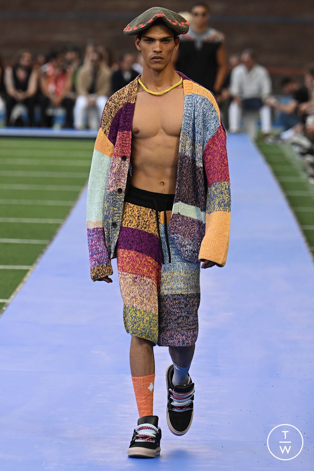 Fashion Week Milan Spring/Summer 2023 look 48 from the Marcelo Burlon County of Milan collection menswear