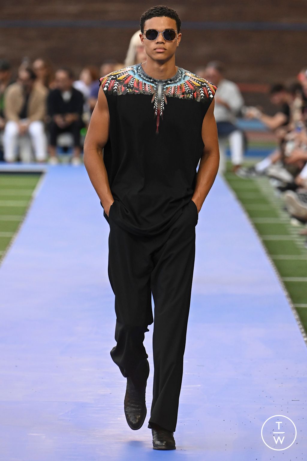 Fashion Week Milan Spring/Summer 2023 look 49 from the Marcelo Burlon County of Milan collection menswear