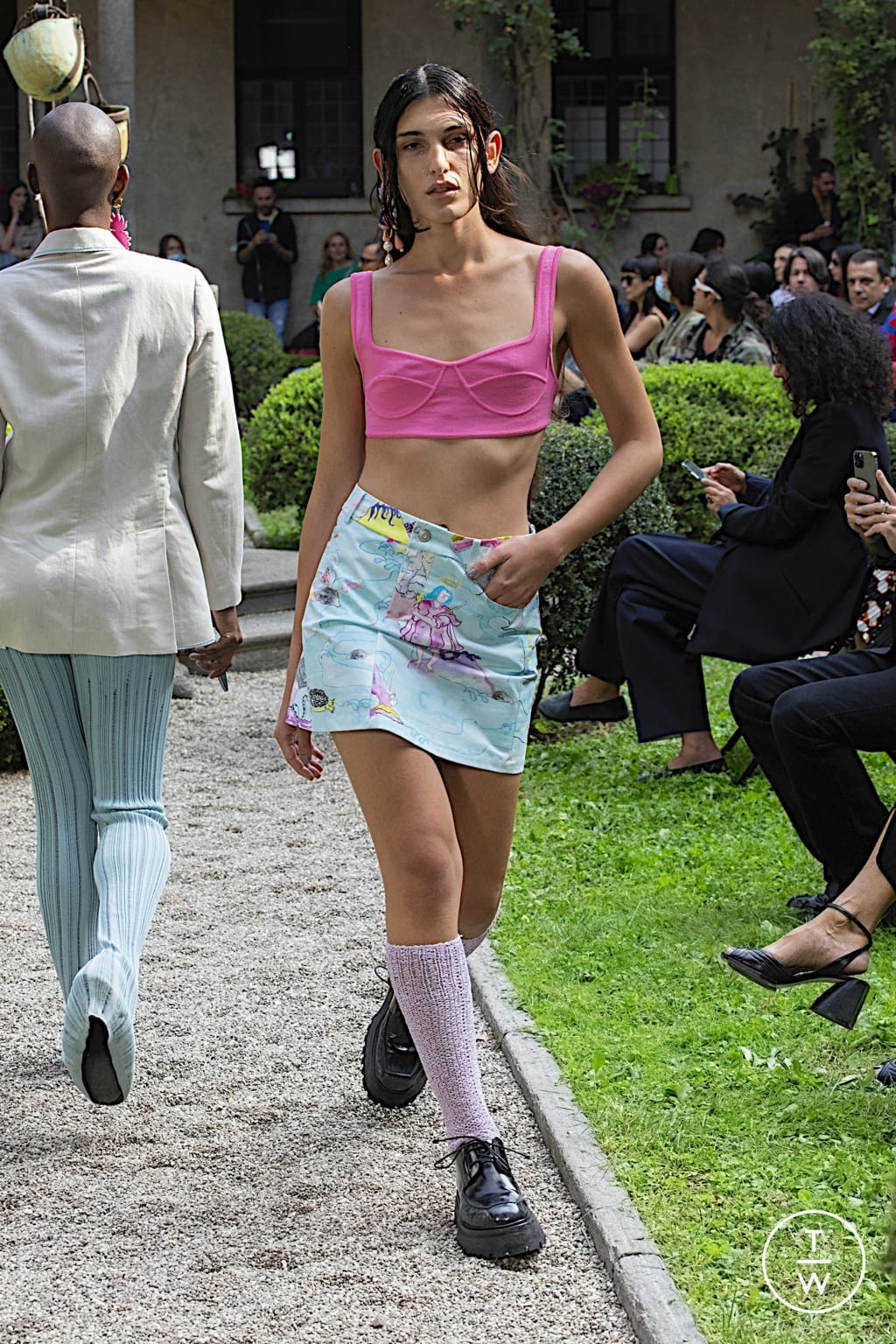 Fashion Week Milan Spring/Summer 2022 look 7 from the Marco Rambaldi collection womenswear