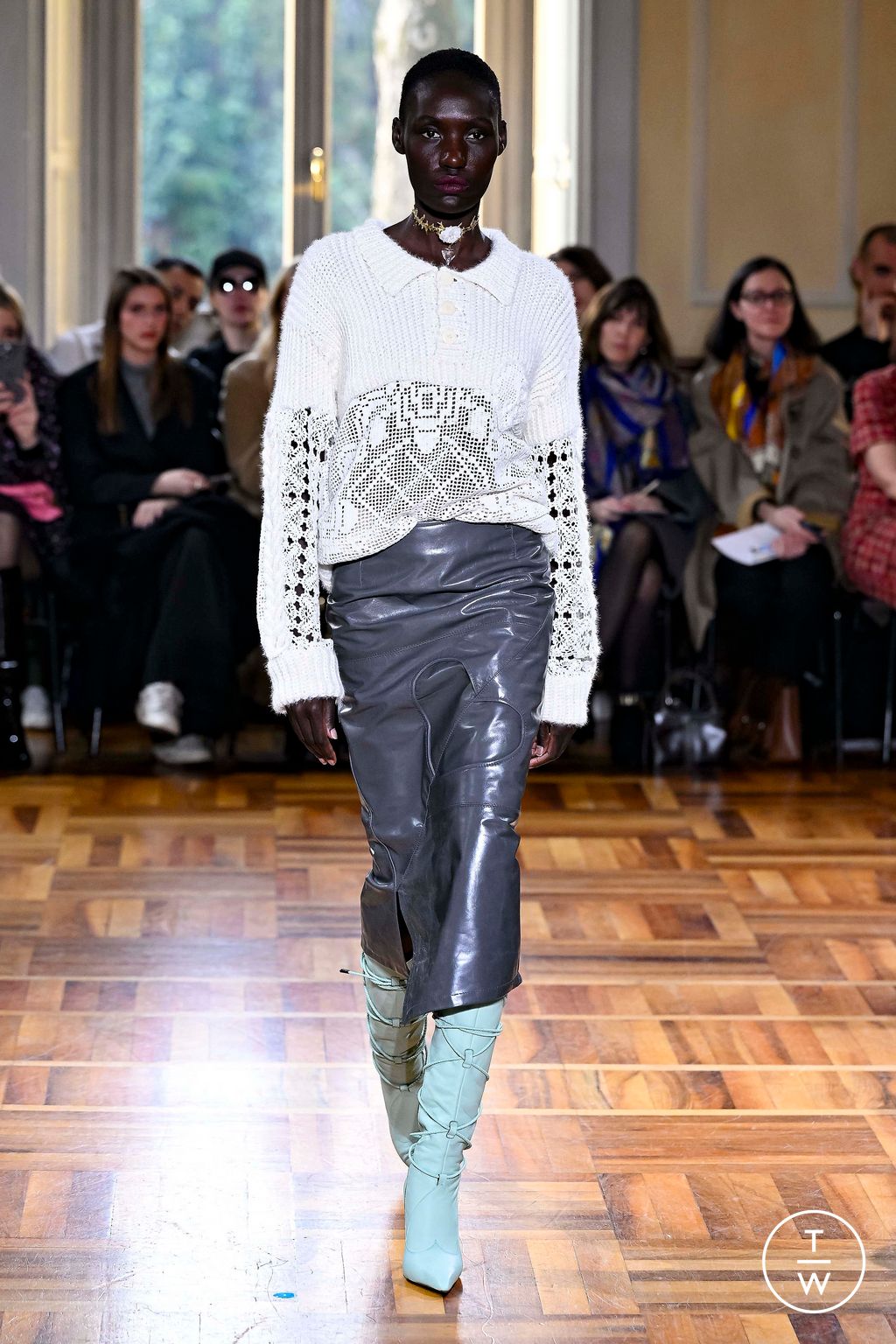 Fashion Week Milan Fall/Winter 2024 look 3 from the Marco Rambaldi collection womenswear