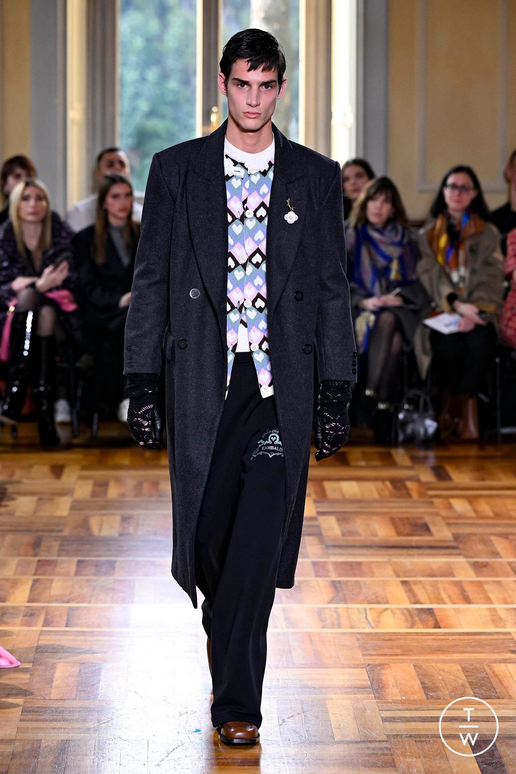 Fashion Week Milan Fall/Winter 2024 look 12 de la collection Marco Rambaldi womenswear