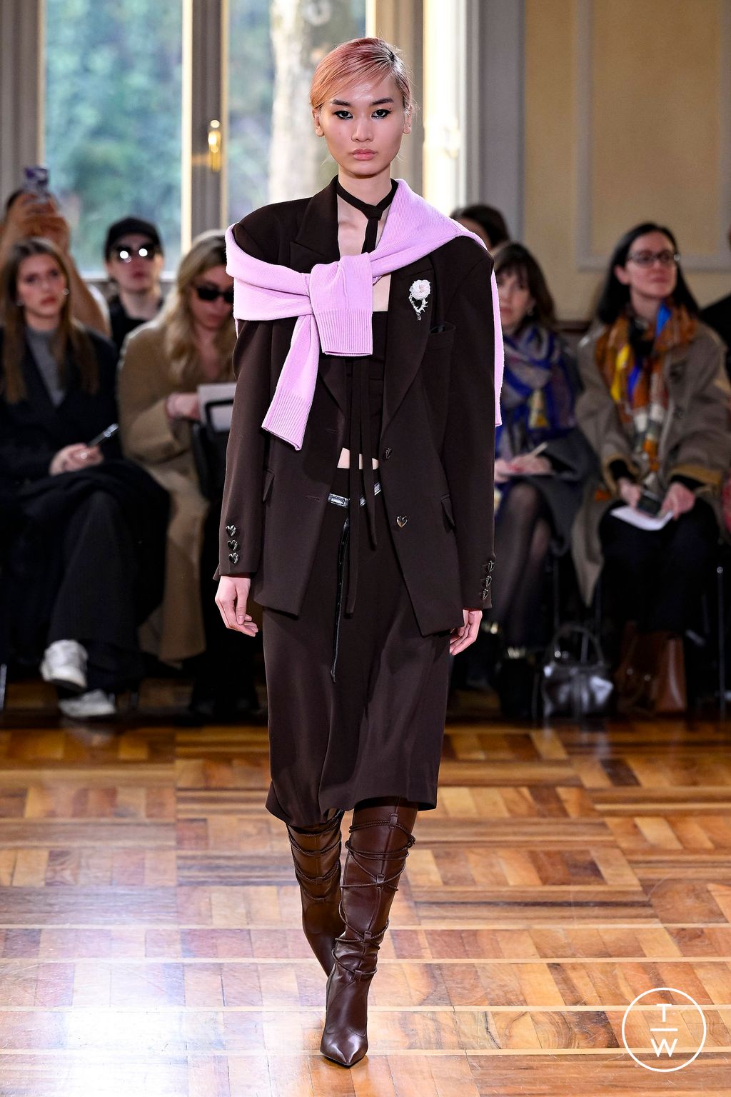Fashion Week Milan Fall/Winter 2024 look 16 de la collection Marco Rambaldi womenswear