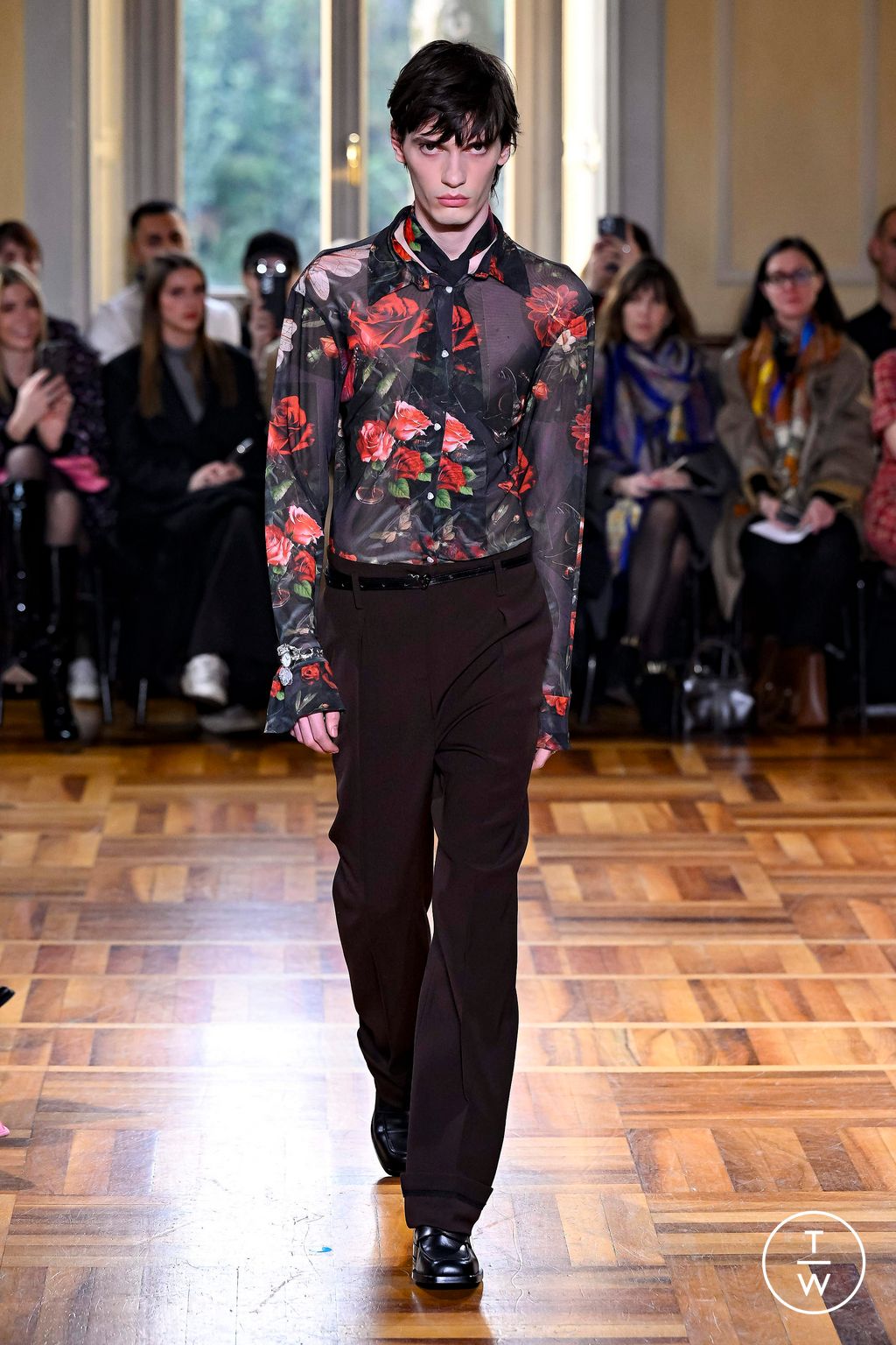 Fashion Week Milan Fall/Winter 2024 look 17 de la collection Marco Rambaldi womenswear