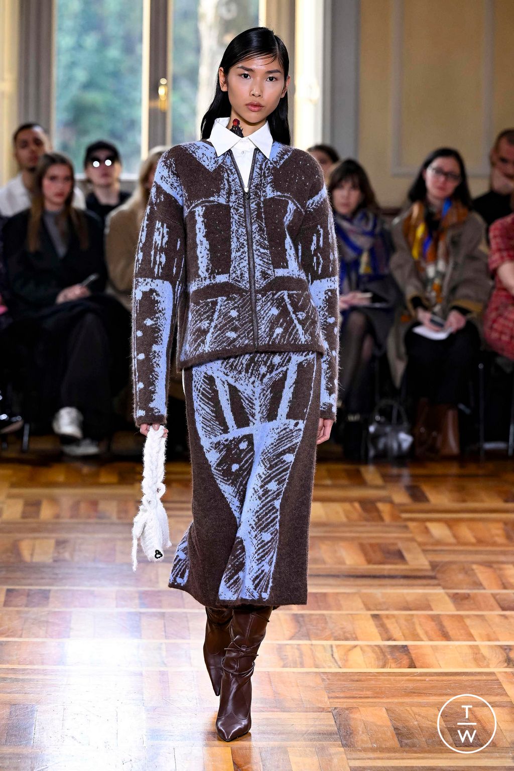 Fashion Week Milan Fall/Winter 2024 look 22 de la collection Marco Rambaldi womenswear