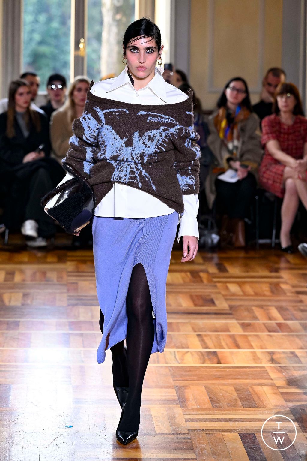 Fashion Week Milan Fall/Winter 2024 look 23 de la collection Marco Rambaldi womenswear