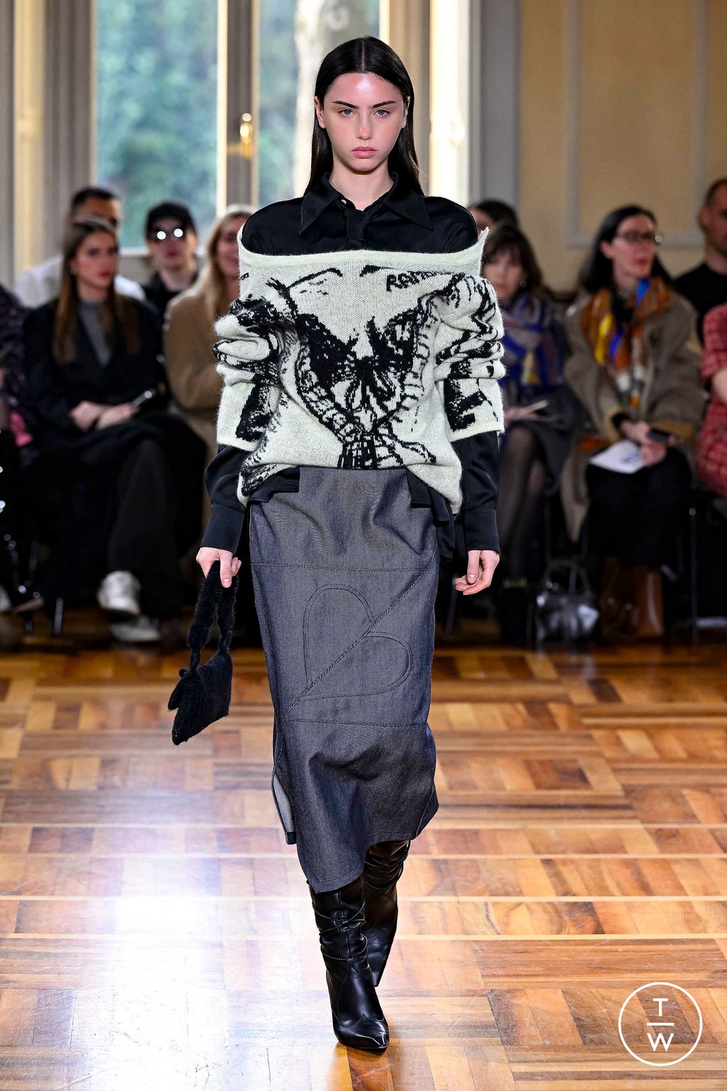 Fashion Week Milan Fall/Winter 2024 look 26 de la collection Marco Rambaldi womenswear