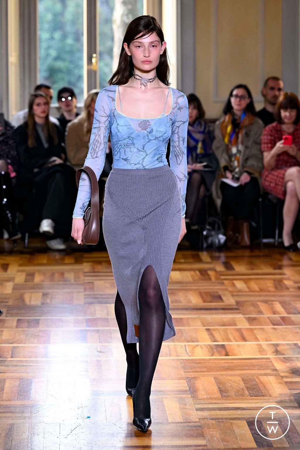 Fashion Week Milan Fall/Winter 2024 look 35 from the Marco Rambaldi collection womenswear