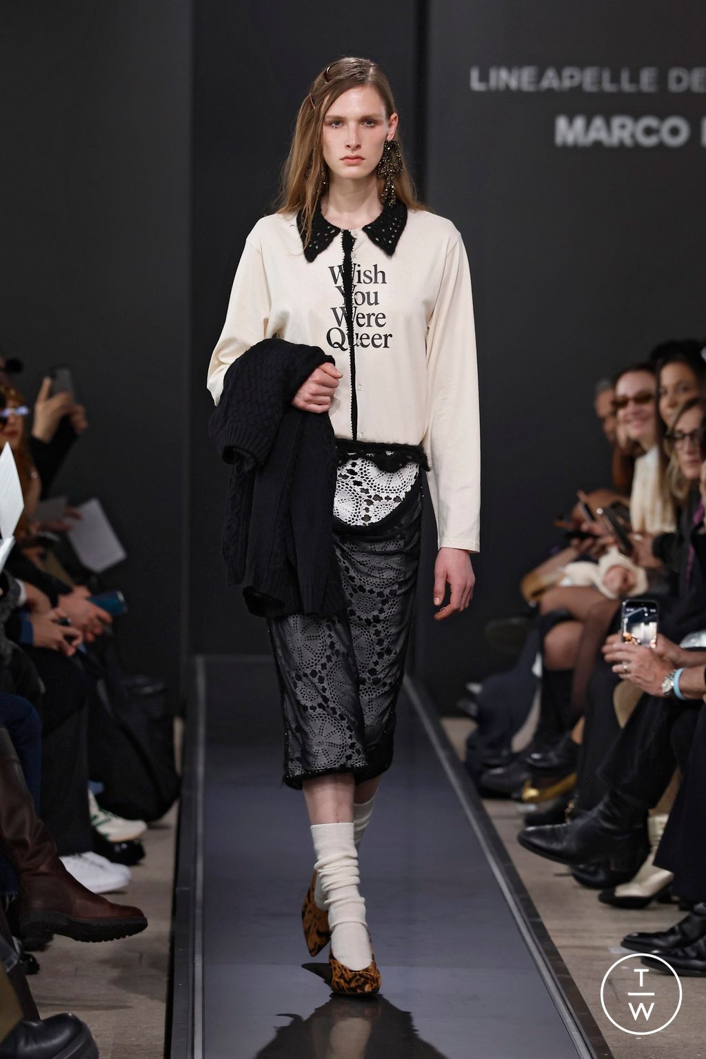 Fashion Week Milan Fall/Winter 2026 look 5 from the Marco Rambaldi collection womenswear