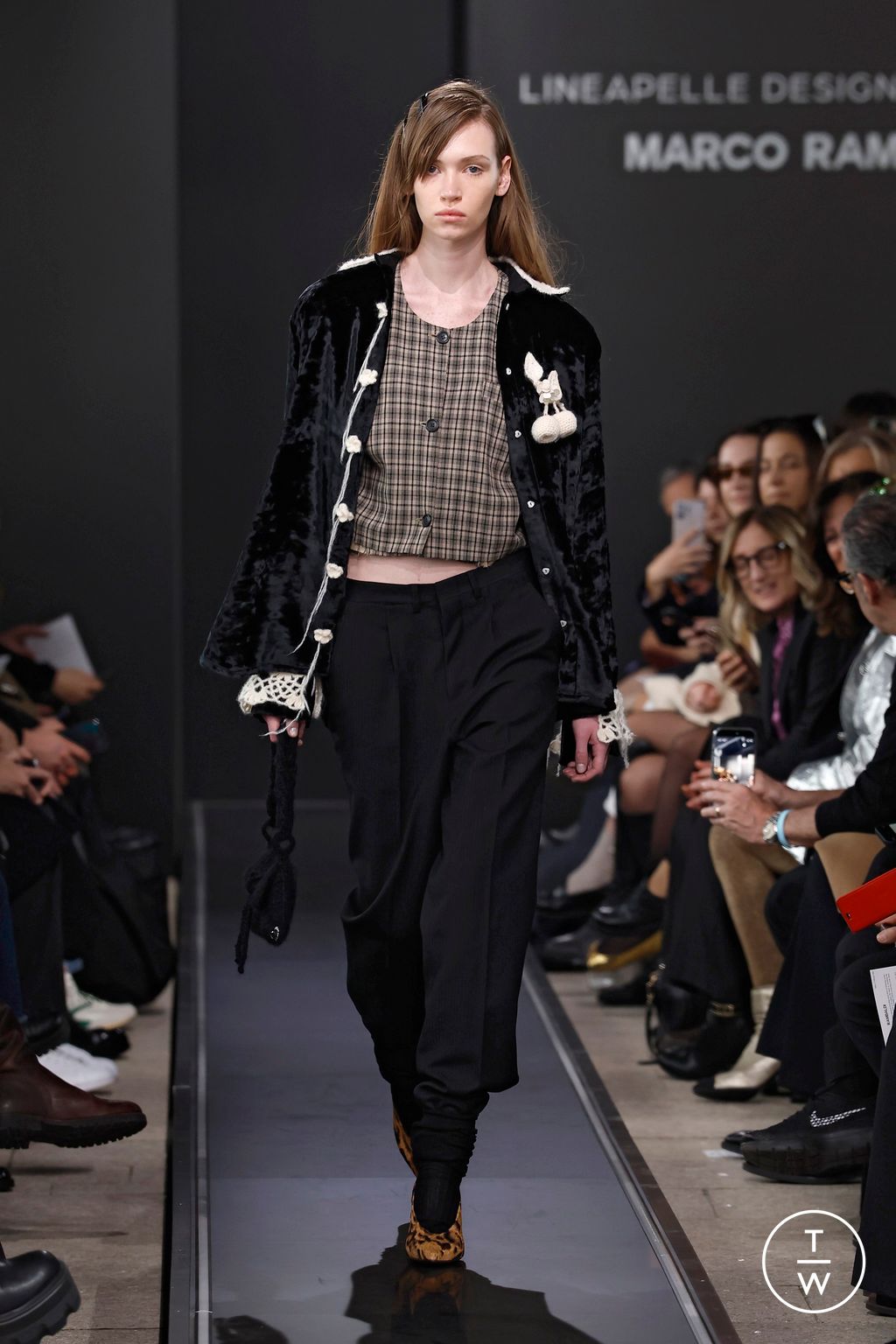 Fashion Week Milan Fall/Winter 2026 look 6 from the Marco Rambaldi collection womenswear