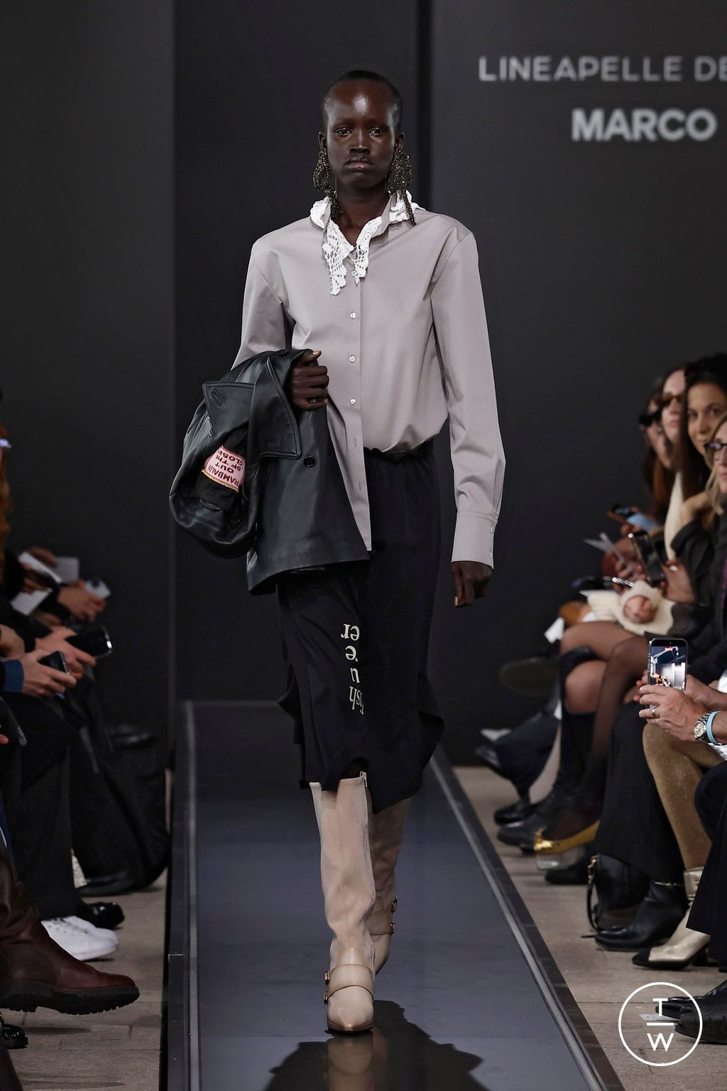 Fashion Week Milan Fall/Winter 2026 look 8 from the Marco Rambaldi collection womenswear