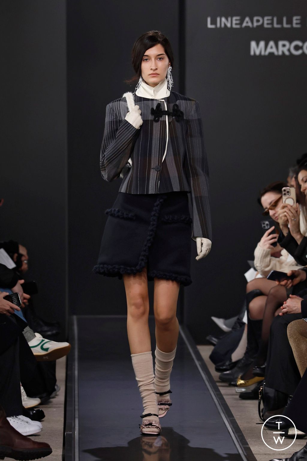 Fashion Week Milan Fall/Winter 2026 look 10 from the Marco Rambaldi collection womenswear
