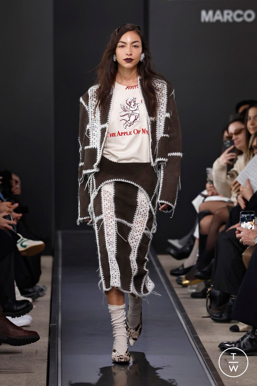 Fashion Week Milan Fall/Winter 2026 look 18 from the Marco Rambaldi collection womenswear