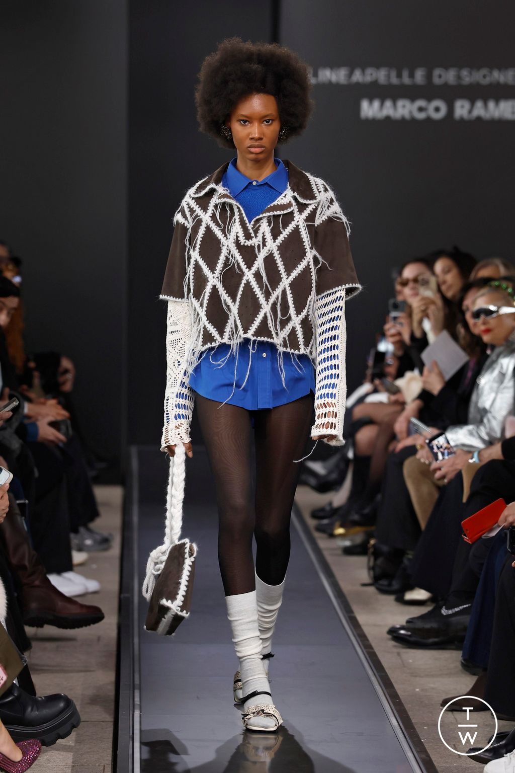 Fashion Week Milan Fall/Winter 2026 look 20 from the Marco Rambaldi collection womenswear