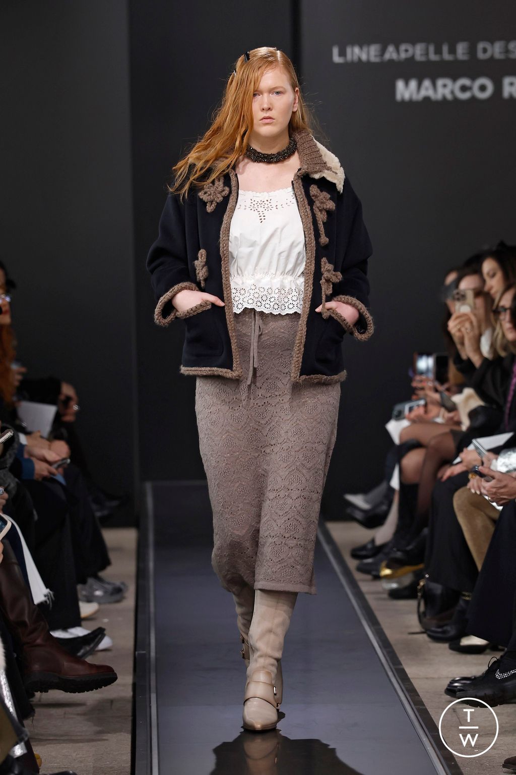 Fashion Week Milan Fall/Winter 2026 look 22 from the Marco Rambaldi collection womenswear