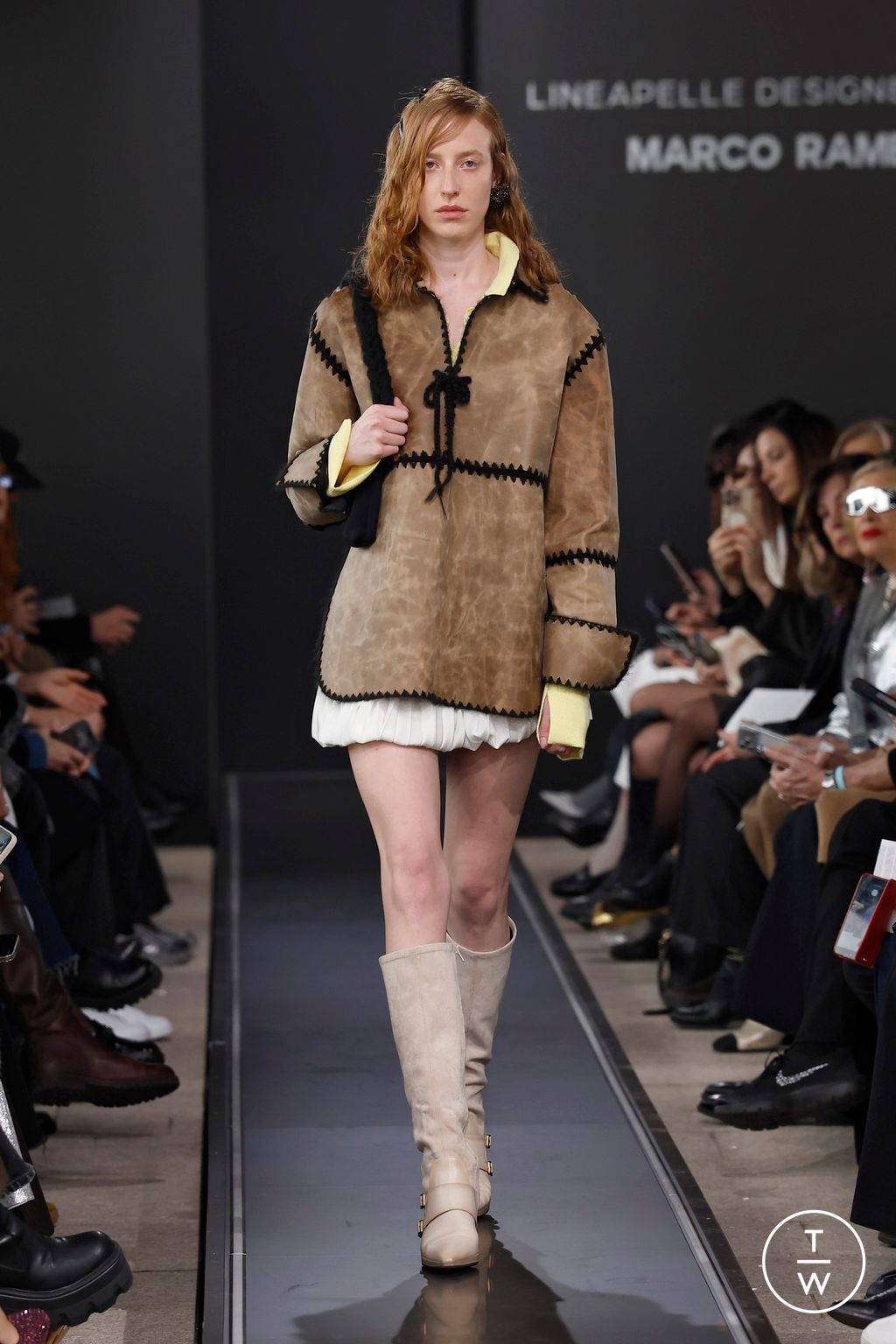 Fashion Week Milan Fall/Winter 2026 look 23 from the Marco Rambaldi collection womenswear