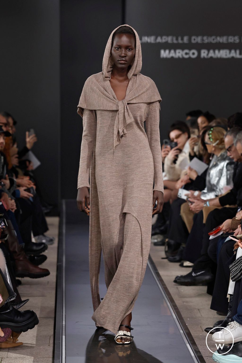 Fashion Week Milan Fall/Winter 2026 look 25 from the Marco Rambaldi collection womenswear