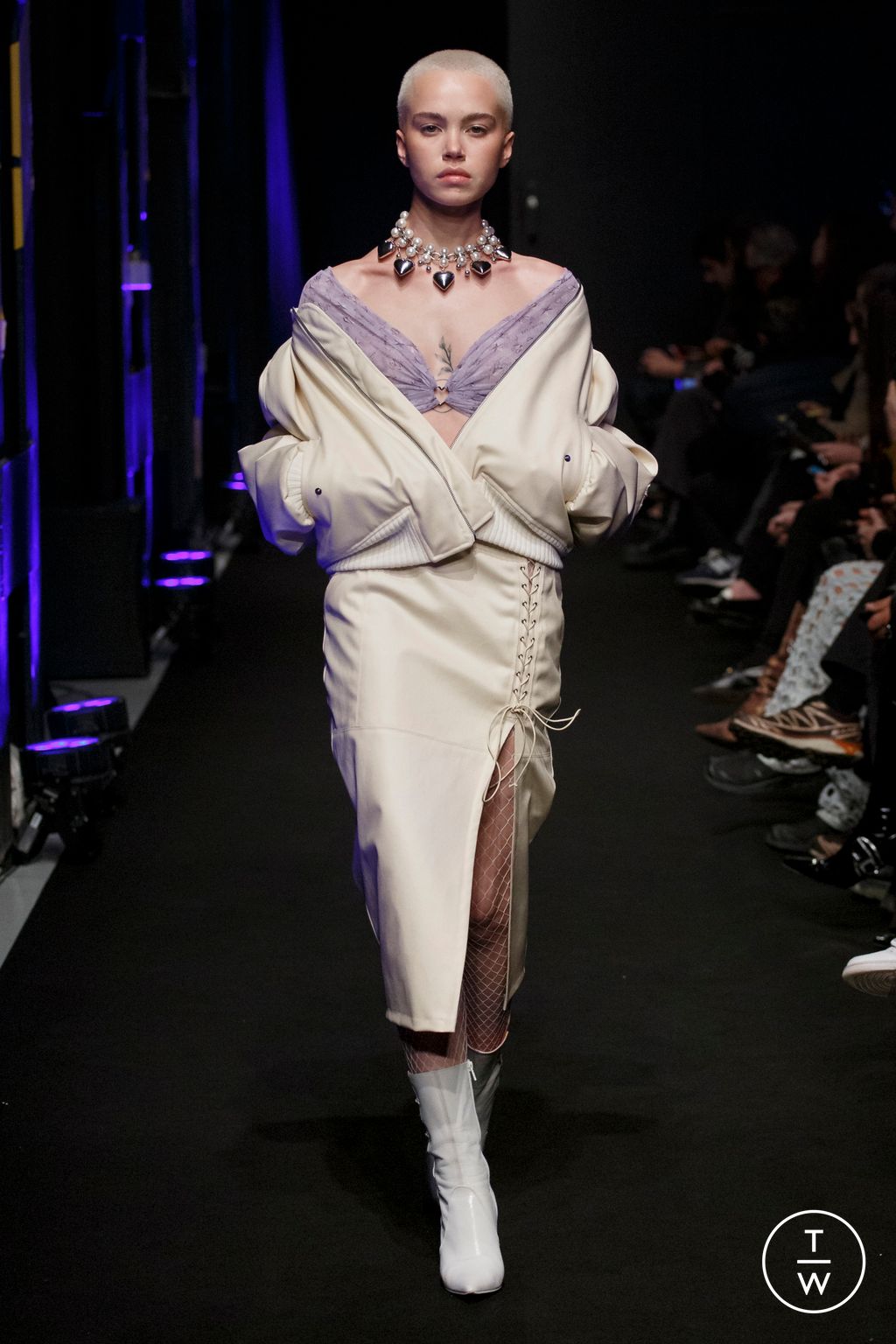 Fashion Week Milan Fall/Winter 2023 look 2 from the Marco Rambaldi collection womenswear
