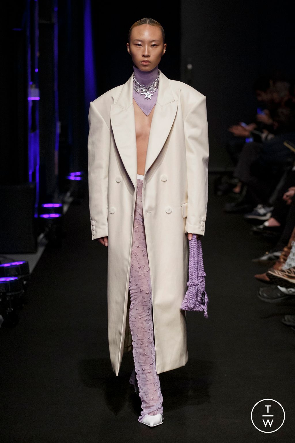 Fashion Week Milan Fall/Winter 2023 look 4 from the Marco Rambaldi collection womenswear