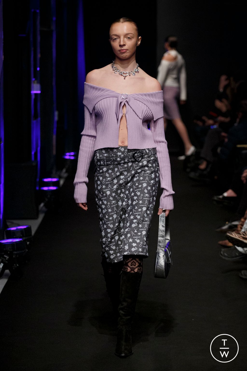 Fashion Week Milan Fall/Winter 2023 look 9 from the Marco Rambaldi collection womenswear