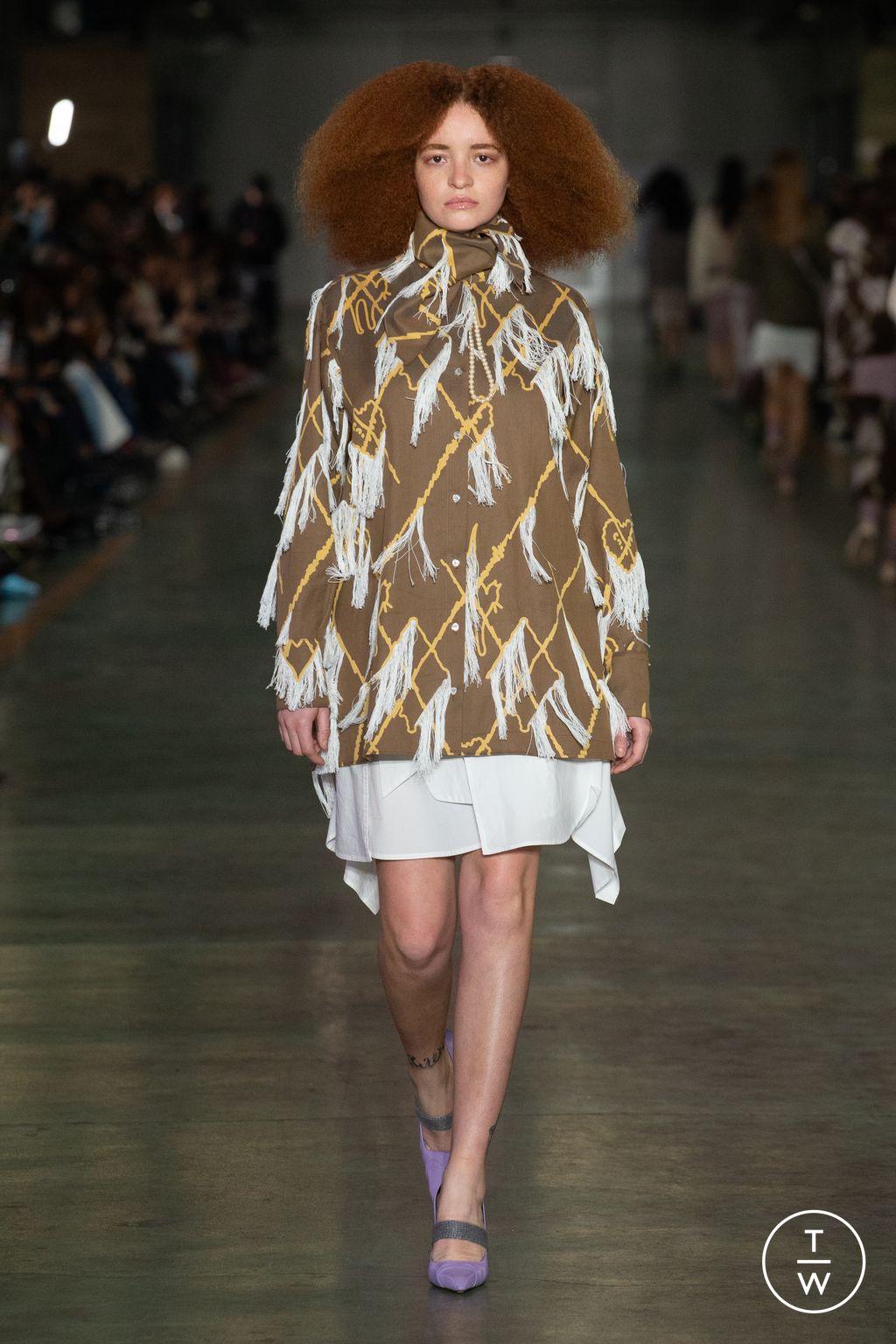 Fashion Week Milan Fall/Winter 2025 look 19 from the Marco Rambaldi collection womenswear