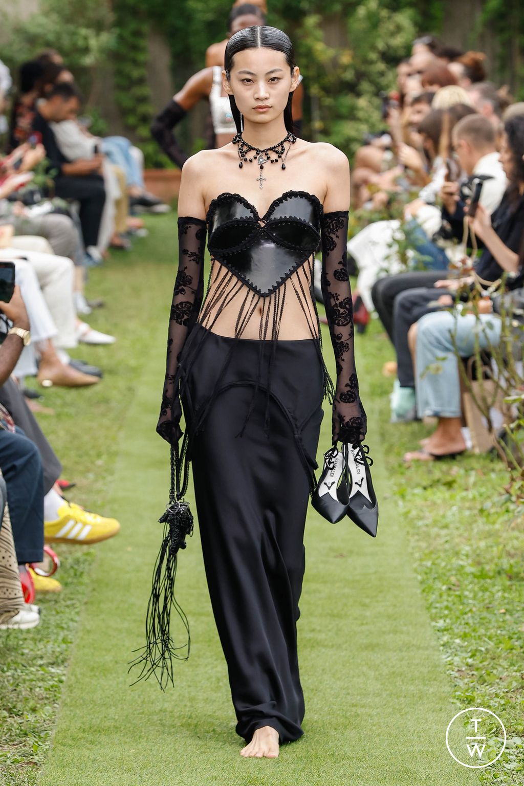 Fashion Week Milan Spring/Summer 2024 look 1 de la collection Marco Rambaldi womenswear