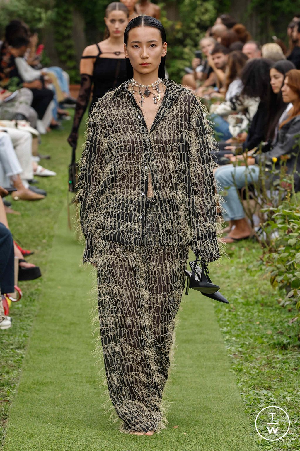 Fashion Week Milan Spring/Summer 2024 look 7 from the Marco Rambaldi collection 女装