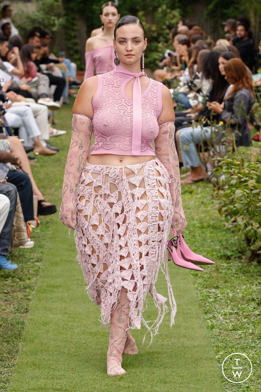 Fashion Week Milan Spring/Summer 2024 look 19 de la collection Marco Rambaldi womenswear